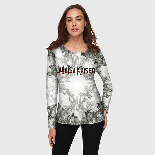 Женский лонгслив Магическая битва / 3D-принт – фото 3