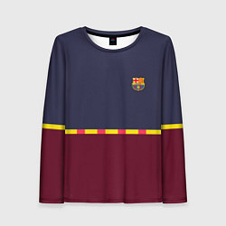 Женский лонгслив FC Barcelona Flag and team Logo 202122