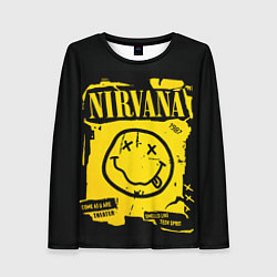 Лонгслив женский Nirvana 1987, цвет: 3D-принт