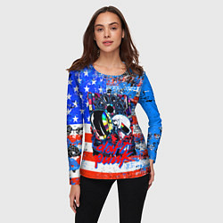 Лонгслив женский Daft Punk american dream, цвет: 3D-принт — фото 2