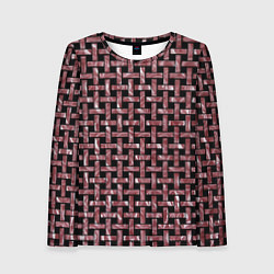 Лонгслив женский Сплетение, цвет: 3D-принт