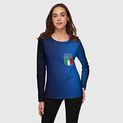 Лонгслив женский Сборная Италии, цвет: 3D-принт — фото 2