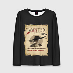 Лонгслив женский Розыск Леди Димитреску, цвет: 3D-принт