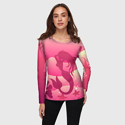 Лонгслив женский Русалка, цвет: 3D-принт — фото 2