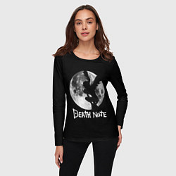 Лонгслив женский Мрачный Рюк Death Note, цвет: 3D-принт — фото 2