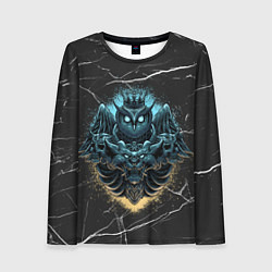 Лонгслив женский Owl king, цвет: 3D-принт