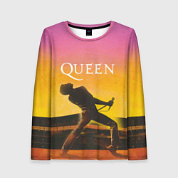 Лонгслив женский Queen Freddie Mercury Z, цвет: 3D-принт