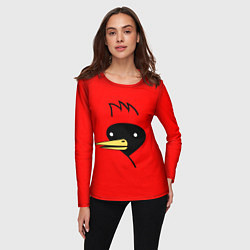 Лонгслив женский Омская Птица, цвет: 3D-принт — фото 2