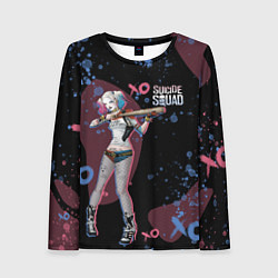 Лонгслив женский Art Harley Quinn SS 2016, цвет: 3D-принт