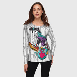 Лонгслив женский HiFi Panda, цвет: 3D-принт — фото 2