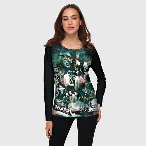 Женский лонгслив Большой куш: Персонажи / 3D-принт – фото 3