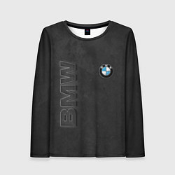 Лонгслив женский BMW LOGO AND INSCRIPTION, цвет: 3D-принт