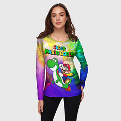 Лонгслив женский MarioTrip, цвет: 3D-принт — фото 2