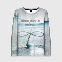 Лонгслив женский Infinite - Deep Purple, цвет: 3D-принт