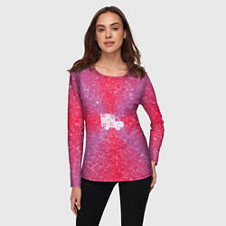 Лонгслив женский Грузовик на фоне АПВ 8 2 5 3, цвет: 3D-принт — фото 2