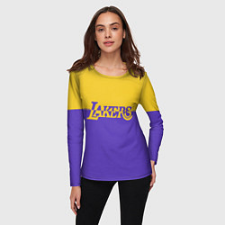 Лонгслив женский KobeBryant Los Angeles Lakers,, цвет: 3D-принт — фото 2