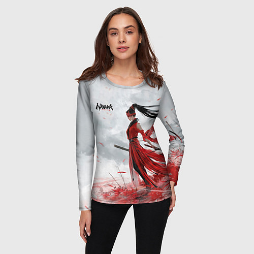 Женский лонгслив Naraka BP / 3D-принт – фото 3