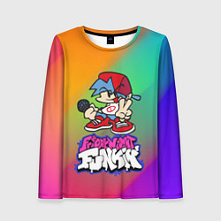 Лонгслив женский BOYFRIEND FRIDAY NIGHT FUNKIN, цвет: 3D-принт
