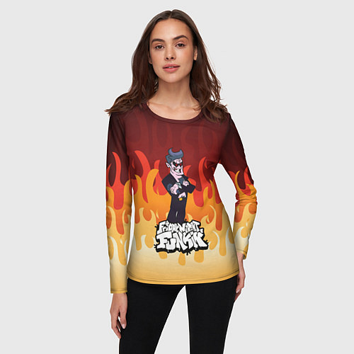 Женский лонгслив Дорогой Папочка Friday Night Funkin / 3D-принт – фото 3