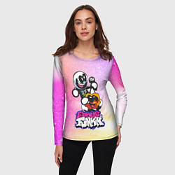 Лонгслив женский Skid and Pump Friday Night Funkin, цвет: 3D-принт — фото 2
