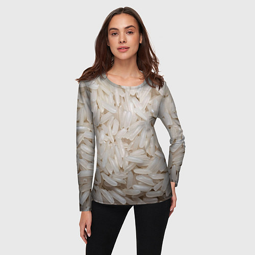 Женский лонгслив Риседа / 3D-принт – фото 3