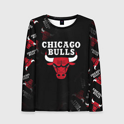 Лонгслив женский ЧИКАГО БУЛЛС БЫКИ CHICAGO BULLS, цвет: 3D-принт