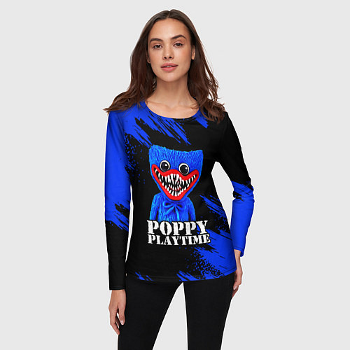 Женский лонгслив ХАГГИ ВАГГИ / 3D-принт – фото 3