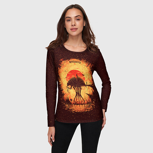 Женский лонгслив K aЛюбимый Моровинд / 3D-принт – фото 3