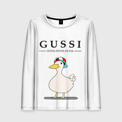 Лонгслив женский GUSSI HONK BABY, цвет: 3D-принт