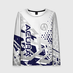 Лонгслив женский Acura Акура, цвет: 3D-принт