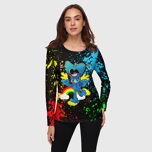 Женский лонгслив Poppy Playtime / 3D-принт – фото 3