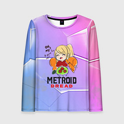 Лонгслив женский Metroid Dread Самус Аран, цвет: 3D-принт