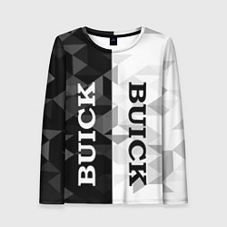 Лонгслив женский Buick Black And White, цвет: 3D-принт