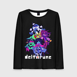 Лонгслив женский DELTARUNE РУНА ДЕЛЬТА ГЕРОИ ИГРЫ, цвет: 3D-принт