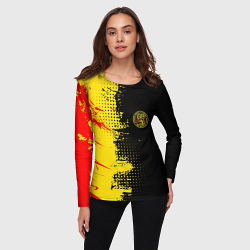 Женский лонгслив Кобра Кай Cobra Kai / 3D-принт – фото 3