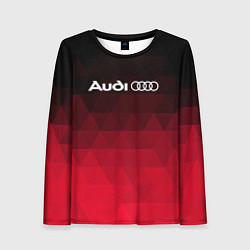 Лонгслив женский Audi геометрия, цвет: 3D-принт