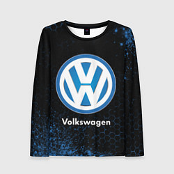 Лонгслив женский Volkswagen - Объемный, цвет: 3D-принт