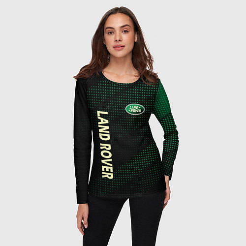 Женский лонгслив Land Rover , Ленд Ровер / 3D-принт – фото 3