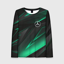 Женский лонгслив MERCEDES-BENZ AMG NEON STRIPES PETRONAS