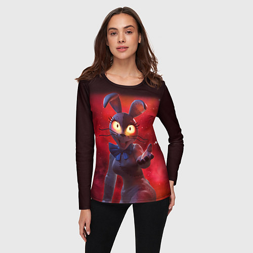 Женский лонгслив Five Nights at Freddys Ванесса / 3D-принт – фото 3