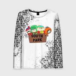 Лонгслив женский Южный парк - персонажи South Park, цвет: 3D-принт