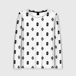 Лонгслив женский Узор Mono White Dope Camo Dope Street Market, цвет: 3D-принт