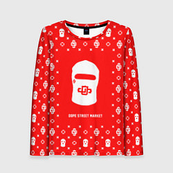 Женский лонгслив Узор Red Dope Ski Mask Dope Street Market