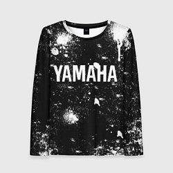 Лонгслив женский YAMAHA - БРЫЗГИ, цвет: 3D-принт