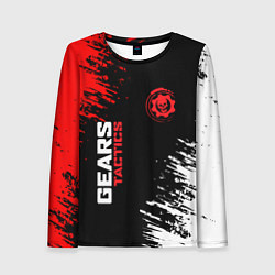 Лонгслив женский Gears tactics gears of war, цвет: 3D-принт