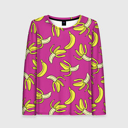 Женский лонгслив Banana pattern Summer Color
