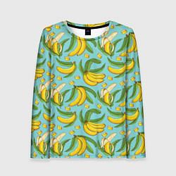 Лонгслив женский Banana pattern Summer Fashion 2022, цвет: 3D-принт