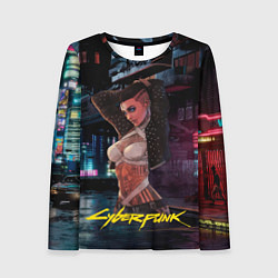 Лонгслив женский Girl Vi cyberpunk2077, цвет: 3D-принт