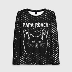 Лонгслив женский Papa Roach Rock Cat, цвет: 3D-принт