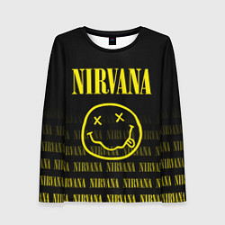 Лонгслив женский Smile Nirvana, цвет: 3D-принт